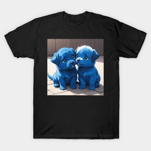 Cute blue puppies T-Shirt